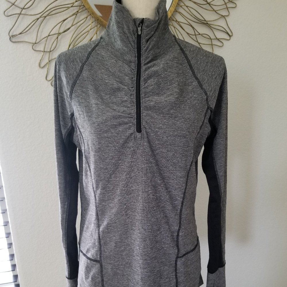 Semi-Fitted Gray Champion Pullover